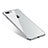 Luxury Aluminum Metal Frame Mirror Cover Case M01 for Apple iPhone 8 Plus Silver