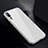 Luxury Aluminum Metal Frame Mirror Cover Case M02 for Huawei P20 White