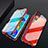 Luxury Aluminum Metal Frame Mirror Cover Case M02 for Huawei P30 Pro New Edition Red