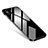 Luxury Aluminum Metal Frame Mirror Cover Case S01 for Apple iPhone X Black