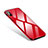 Luxury Aluminum Metal Frame Mirror Cover Case S01 for Apple iPhone X Red