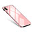 Luxury Aluminum Metal Frame Mirror Cover Case S01 for Apple iPhone Xs Max Pink