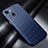 Luxury Carbon Fiber Twill Soft Case C01 for Apple iPhone 13 Blue