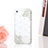 Luxury Diamond Bling Flowers Hard Rigid Case Cover for Apple iPhone 4 White