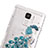 Luxury Diamond Bling Peacock Hard Rigid Case Cover for Huawei Honor 7 Sky Blue