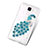 Luxury Diamond Bling Peacock Hard Rigid Case Cover for Huawei Honor 7 Sky Blue
