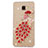 Luxury Diamond Bling Peacock Hard Rigid Case Cover for Samsung Galaxy J7 Prime Red