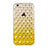 Luxury Diamond Bling Transparent Gel Gradient Soft Cover for Apple iPhone 6S Yellow