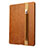 Luxury Leather Holder Elastic Detachable Cover P01 for Apple Pencil Apple iPad Pro 12.9 Brown