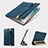 Luxury Leather Holder Elastic Detachable Cover P02 for Apple Pencil Apple iPad Pro 9.7 Blue