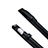 Luxury Leather Holder Elastic Detachable Cover P03 for Apple Pencil Apple iPad Pro 10.5 Black