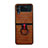 Luxury Leather Matte Finish and Plastic Back Cover Case C02 for Samsung Galaxy Z Flip4 5G Light Brown