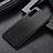 Luxury Leather Matte Finish and Plastic Back Cover Case for Sony Xperia 5 II Black