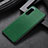 Luxury Leather Matte Finish and Plastic Back Cover Case for Sony Xperia 5 III Green