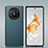 Luxury Leather Matte Finish and Plastic Back Cover Case GS2 for Huawei Mate X5 Green