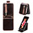 Luxury Leather Matte Finish and Plastic Back Cover Case JD2 for Samsung Galaxy Z Flip3 5G