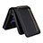 Luxury Leather Matte Finish and Plastic Back Cover Case R03 for Samsung Galaxy Z Flip3 5G