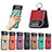 Luxury Leather Matte Finish and Plastic Back Cover Case S01 for Samsung Galaxy Z Flip3 5G