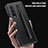 Luxury Leather Matte Finish and Plastic Back Cover Case S02 for Samsung Galaxy Z Fold3 5G