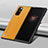 Luxury Leather Matte Finish and Plastic Back Cover Case S09 for Xiaomi Mix Fold 5G Yellow