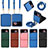 Luxury Leather Matte Finish and Plastic Back Cover Case T07 for Samsung Galaxy Z Flip4 5G