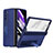 Luxury Leather Matte Finish and Plastic Back Cover Case Z06 for Samsung Galaxy Z Fold2 5G