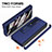 Luxury Leather Matte Finish and Plastic Back Cover Case ZL7 for Samsung Galaxy Z Fold4 5G