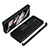 Luxury Leather Matte Finish and Plastic Back Cover Case ZL7 for Samsung Galaxy Z Fold4 5G Black