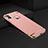 Luxury Metal Frame and Plastic Back Case for Apple iPhone X Rose Gold