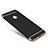 Luxury Metal Frame and Plastic Back Case for Huawei P8 Lite (2017) Black