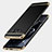 Luxury Metal Frame and Plastic Back Case for Samsung Galaxy S8 Plus Black