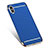 Luxury Metal Frame and Plastic Back Case M01 for Apple iPhone X Blue