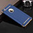 Luxury Metal Frame and Plastic Back Case T01 for Apple iPhone 5 Blue