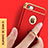 Luxury Metal Frame and Plastic Back Case with Finger Ring Stand A02 for Apple iPhone 5