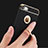 Luxury Metal Frame and Plastic Back Case with Finger Ring Stand A02 for Apple iPhone 5