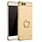 Luxury Metal Frame and Plastic Back Case with Finger Ring Stand for Xiaomi Mi 6 Gold