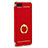 Luxury Metal Frame and Plastic Back Case with Finger Ring Stand for Xiaomi Mi Note 3 Red