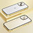 Luxury Metal Frame and Plastic Back Cover Case Bling-Bling LF1 for Apple iPhone 14 Plus