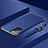 Luxury Metal Frame and Plastic Back Cover Case for Oppo Reno6 Pro 5G India Blue