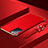 Luxury Metal Frame and Plastic Back Cover Case for Oppo Reno6 Pro 5G India Red