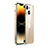 Luxury Metal Frame and Plastic Back Cover Case JB1 for Apple iPhone 14 Gold