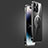 Luxury Metal Frame and Plastic Back Cover Case JB2 for Apple iPhone 14 Pro Max Black