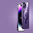 Luxury Metal Frame and Plastic Back Cover Case JB2 for Apple iPhone 14 Pro Max Purple