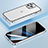 Luxury Metal Frame and Plastic Back Cover Case LF4 for Apple iPhone 13 Pro Max Silver