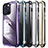 Luxury Metal Frame and Plastic Back Cover Case LF6 for Apple iPhone 14