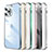 Luxury Metal Frame and Plastic Back Cover Case LF7 for Apple iPhone 13 Pro