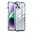 Luxury Metal Frame and Plastic Back Cover Case LK1 for Apple iPhone 14 Silver