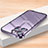 Luxury Metal Frame and Plastic Back Cover Case LK2 for Apple iPhone 14 Pro Purple