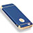Luxury Metal Frame and Plastic Back Cover Case M01 for Apple iPhone 5S Blue