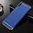 Luxury Metal Frame and Plastic Back Cover Case M01 for Huawei Enjoy 10 Blue